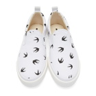 McQ Alexander McQueen White Swallow Slip-On Sneakers