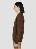 Wales Bonner - Henri Sweater in Brown