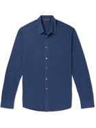 Barena - Coppi Cotton-Jersey Shirt - Blue