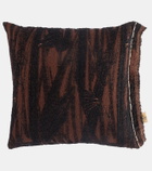 The House of Lyria Ciria embroidered cotton-blend cushion