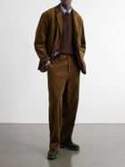 Visvim - Broader Straight-Leg Cotton-Corduroy Trousers - Brown