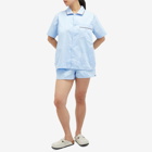 HAY Outline Pyjama Shorts in Soft Blue