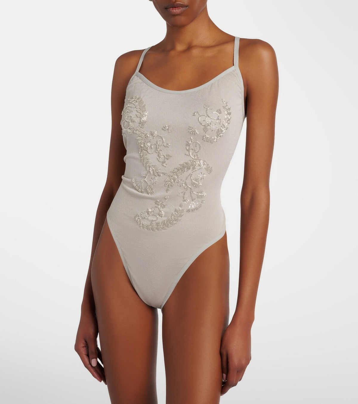 Jacques Wei Beaded bodysuit