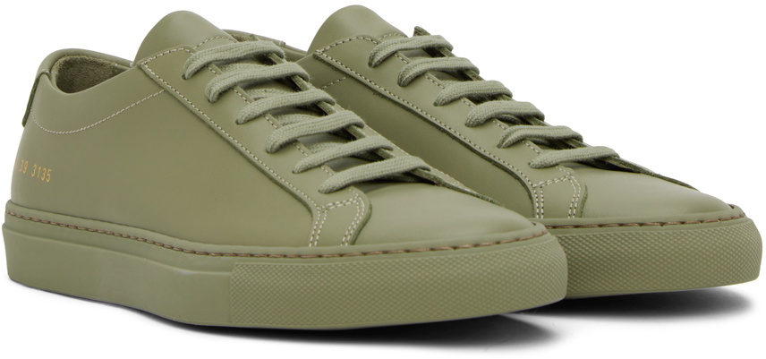 Common Projects Green Original Achilles Low Sneakers Common Projects