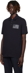 Moncler Navy Patch Polo