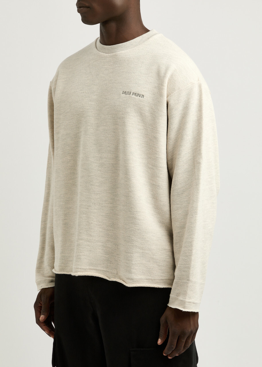 Daily Paper Aniola Cotton-blend Sweatshirt Grey
