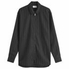Soulland Men's Derry Zip Shirt Jacket in Black