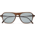 OLIVER PEOPLES - Nilos D-Frame Acetate Sunglasses - Brown