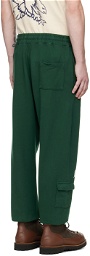 Reese Cooper Green Pinched Seam Lounge Pants