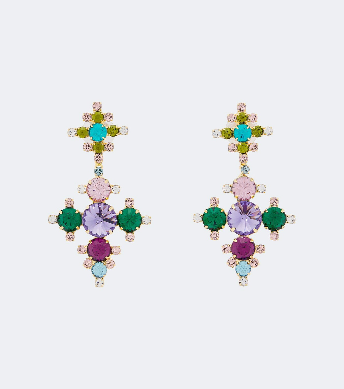Jennifer Behr Jovanny embellished gold-plated earrings