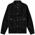 Paul Smith Men's Cord Overshirt Jacket in Black