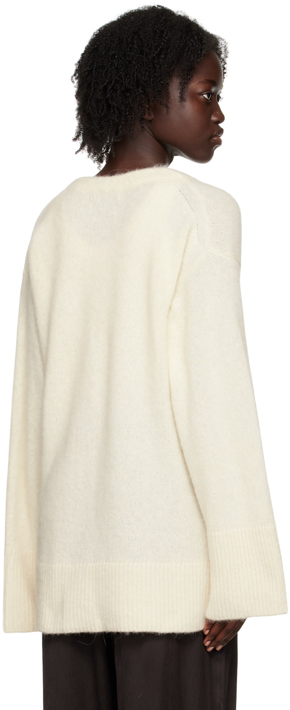 House of Dagmar Off-White Linn Cardigan