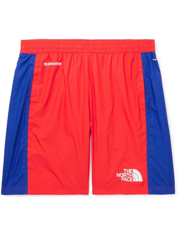 Photo: THE NORTH FACE - Hydrenaline Colour-Block Recycled Shell Shorts - Red