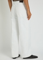 Lemaire Wide-leg Denim Jeans White