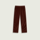Rhude Men's Trofeo Velour Track Pants in Bordeaux
