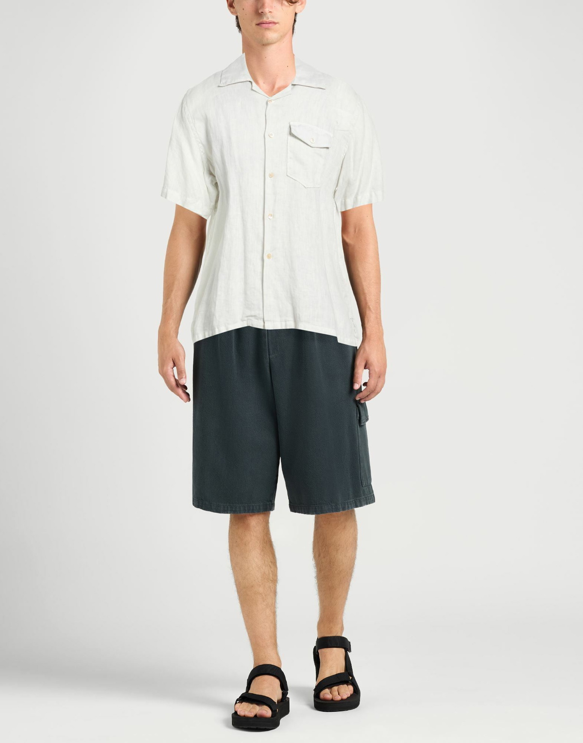 Eleventy Platinum Mens Shirt Light in Grey