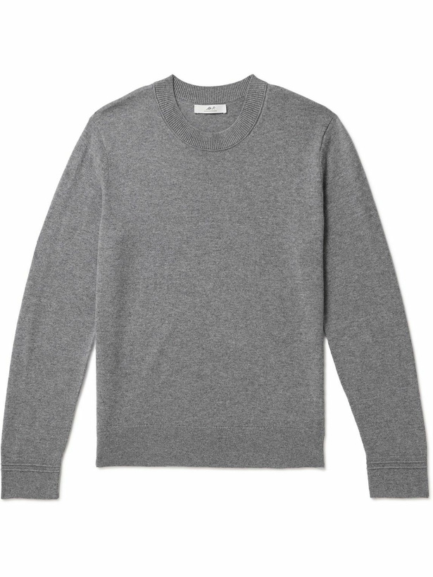 Photo: Mr P. - Curtis Cashmere Sweater - Gray