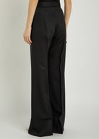 Vivienne Westwood Wide-leg Wool Trousers Black