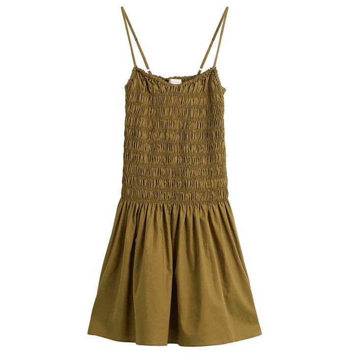 Photo: Faithfull The Brand Women's Araceli Mini Dress in Olive