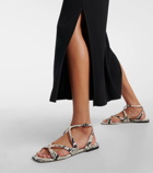 Jimmy Choo Ayla snake-effect leather sandals