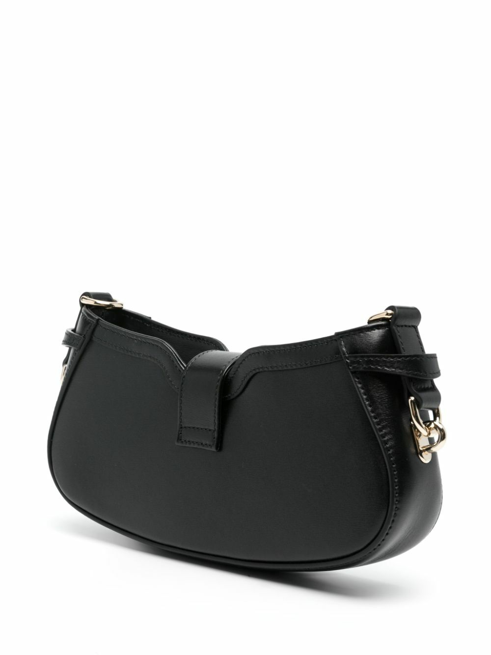 【GUCCI】MOON SIDE MINI SHOULDER BAG GUCCI Moon SIde Mini $2500 Beige/Ebony GG Shoulder Bag New