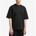 Burberry Men's Diagonal Stripe T-Shirt in Black