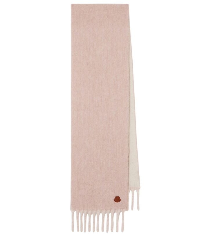 Photo: Moncler Alpaca and wool-blend scarf