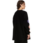 99% IS Black Handmade Silkscreen Long Sleeve T-Shirt