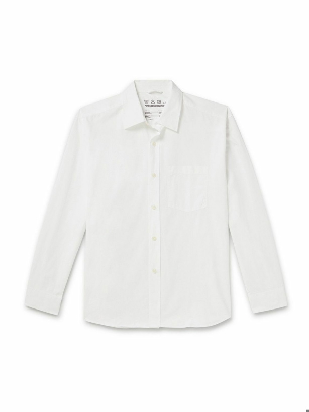 Photo: mfpen - Convenient Organic Cotton-Poplin Shirt - White