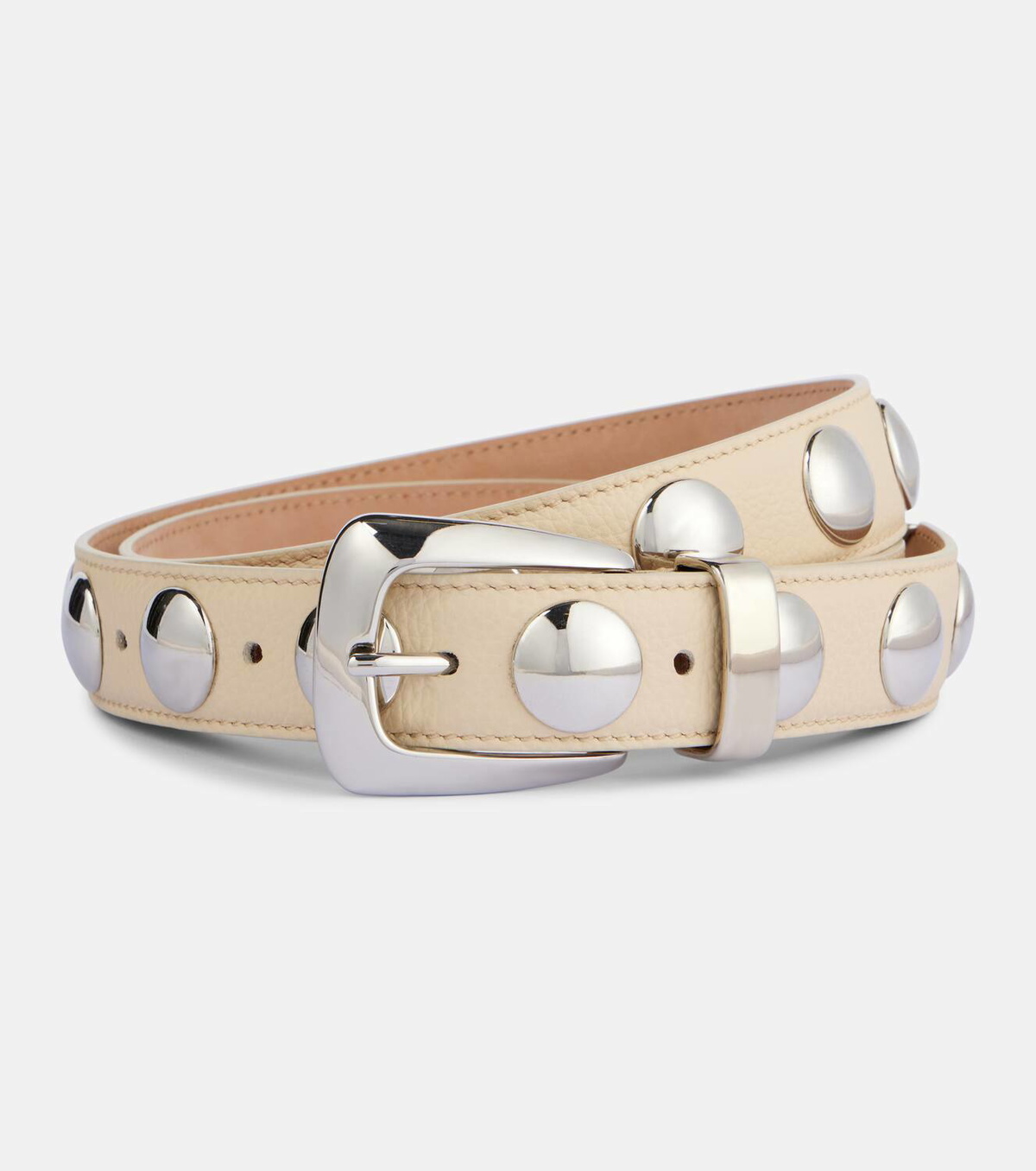 Khaite Benny studded leather belt Khaite