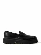VINNY's - Peeters Glossed-Leather Loafers - Black