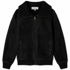 Loewe Men's Shearling Bomber Jacket in Black