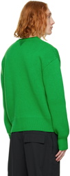 Bottega Veneta Green Triangle Sweater