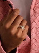 HOORSENBUHS - Dame Classic Tri-Link 18-Karat Gold Diamond Ring - Gold