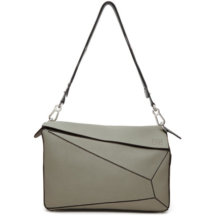 Loewe Grey XL Puzzle Bag 