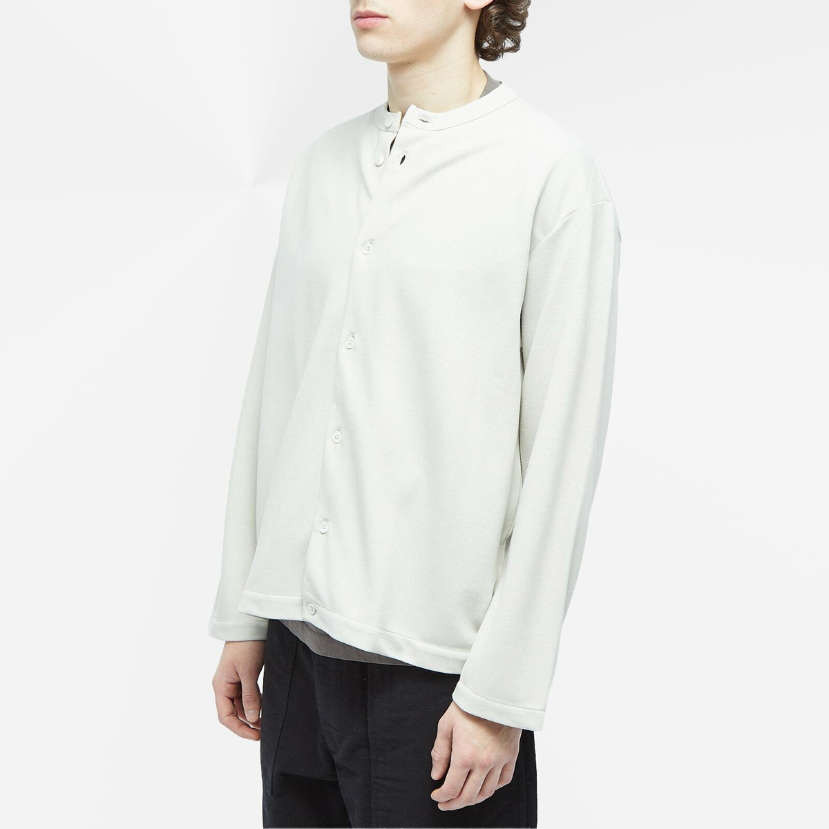 Arpenteur Men's Volt Button Through Sweat Cardigan in Cream
