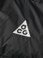 Nike - ACG Lunar Lake Logo-Embroidered Quilted Therma-FIT ADV Nylon-Ripstop Hooded Jacket - Black