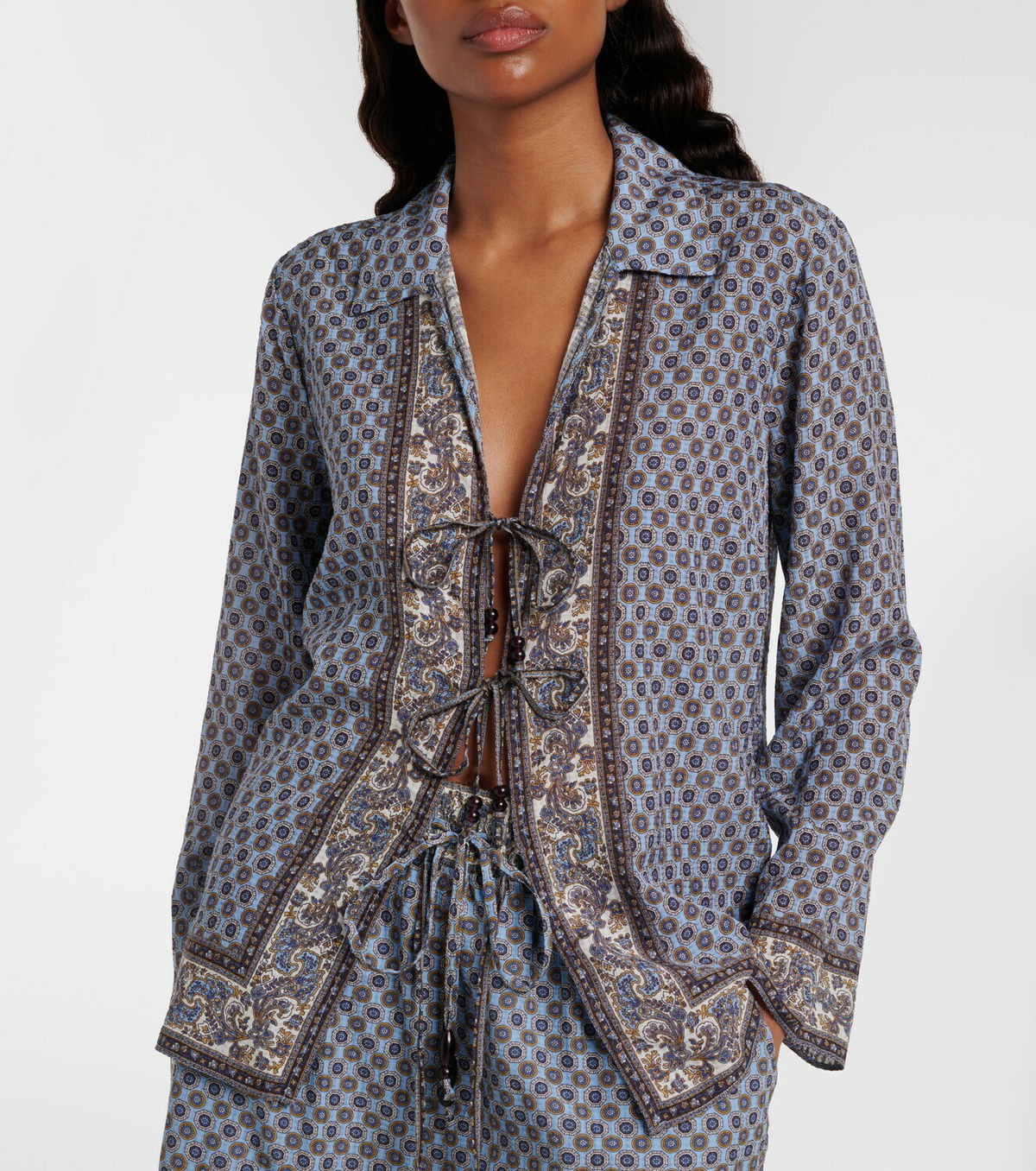Veronica Beard Eva printed blouse