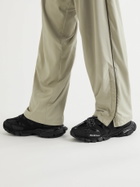 BALENCIAGA - Track High Nylon, Mesh and Rubber High-Top Sneakers - Black