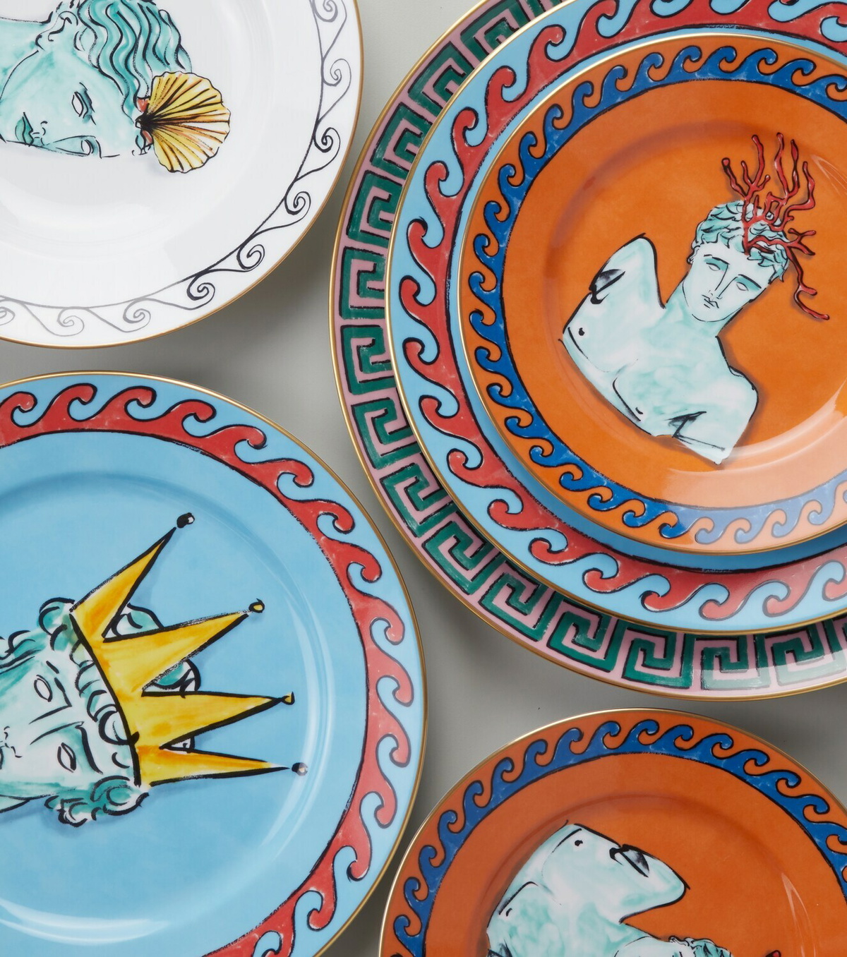 Ginori 1735 Il Viaggio di Nettuno soup plate