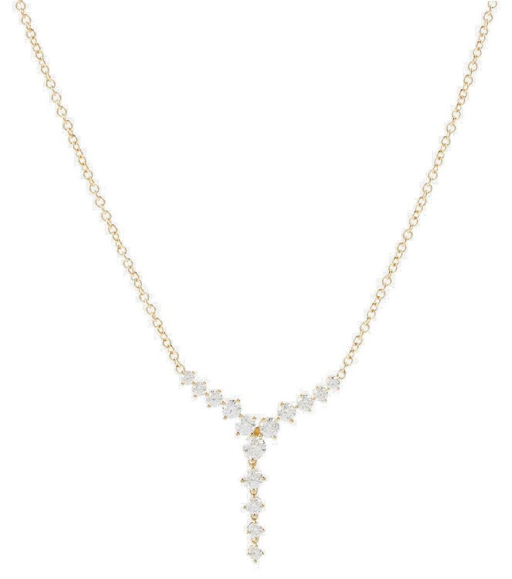 Photo: Melissa Kaye Aria 18kt gold necklace with diamonds