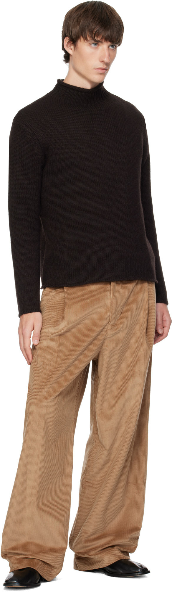 LISA YANG Brown Sylvan Sweater