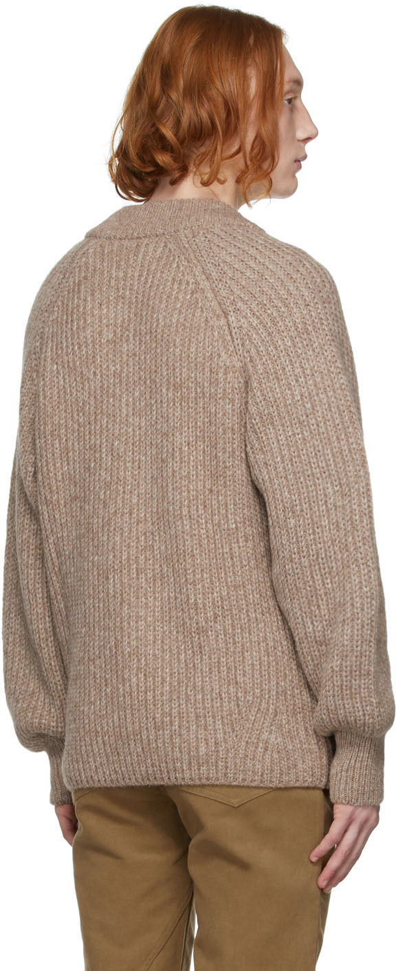 Séfr Taupe Teta V-Neck Sweater Séfr