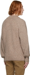 Séfr Taupe Teta V-Neck Sweater