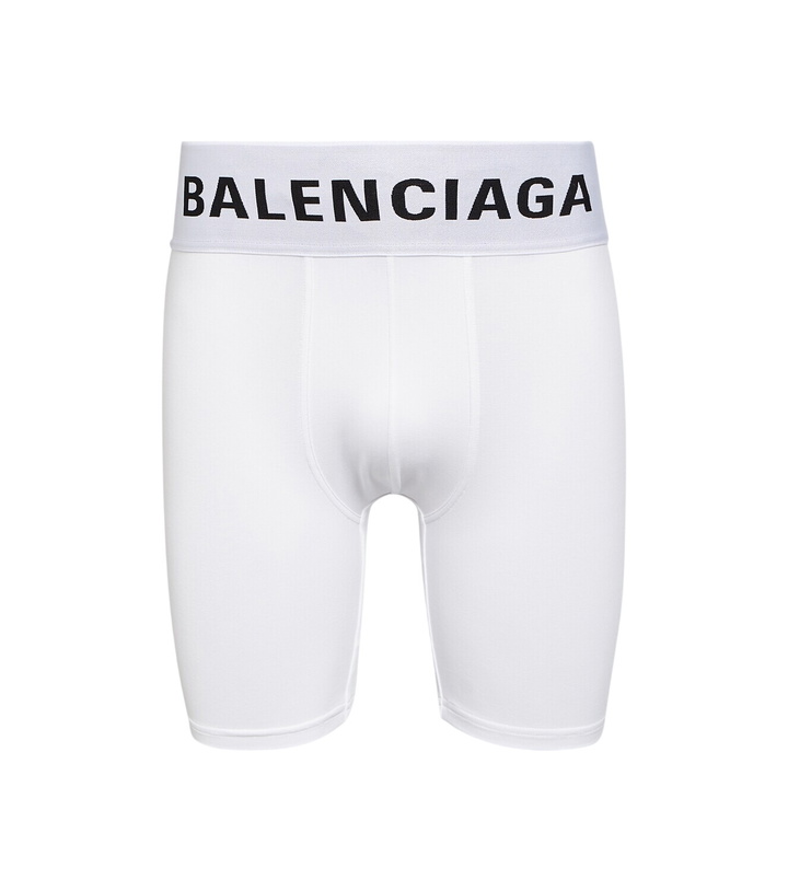 Photo: Balenciaga Logo jersey boxer briefs