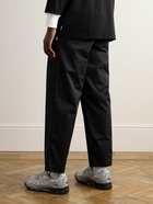 WTAPS - Straight-Leg Cotton-Blend Twill Trousers - Black