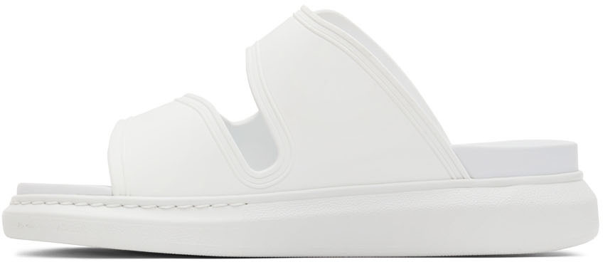25SS new/alexander mcqueen ハイブリッドサンダル Sandal White Alexander McQueen White Hybrid Sandals Alexander McQueen
