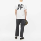 Pass~Port Men's Flat Tyre T-Shirt in White