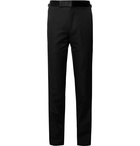 TOM FORD - Shelton Satin-Trimmed Wool, Mohair and Silk-Blend Tuxedo Trousers - Men - Black