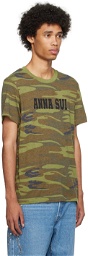 Anna Sui SSENSE Exclusive Green Relaxed T-Shirt